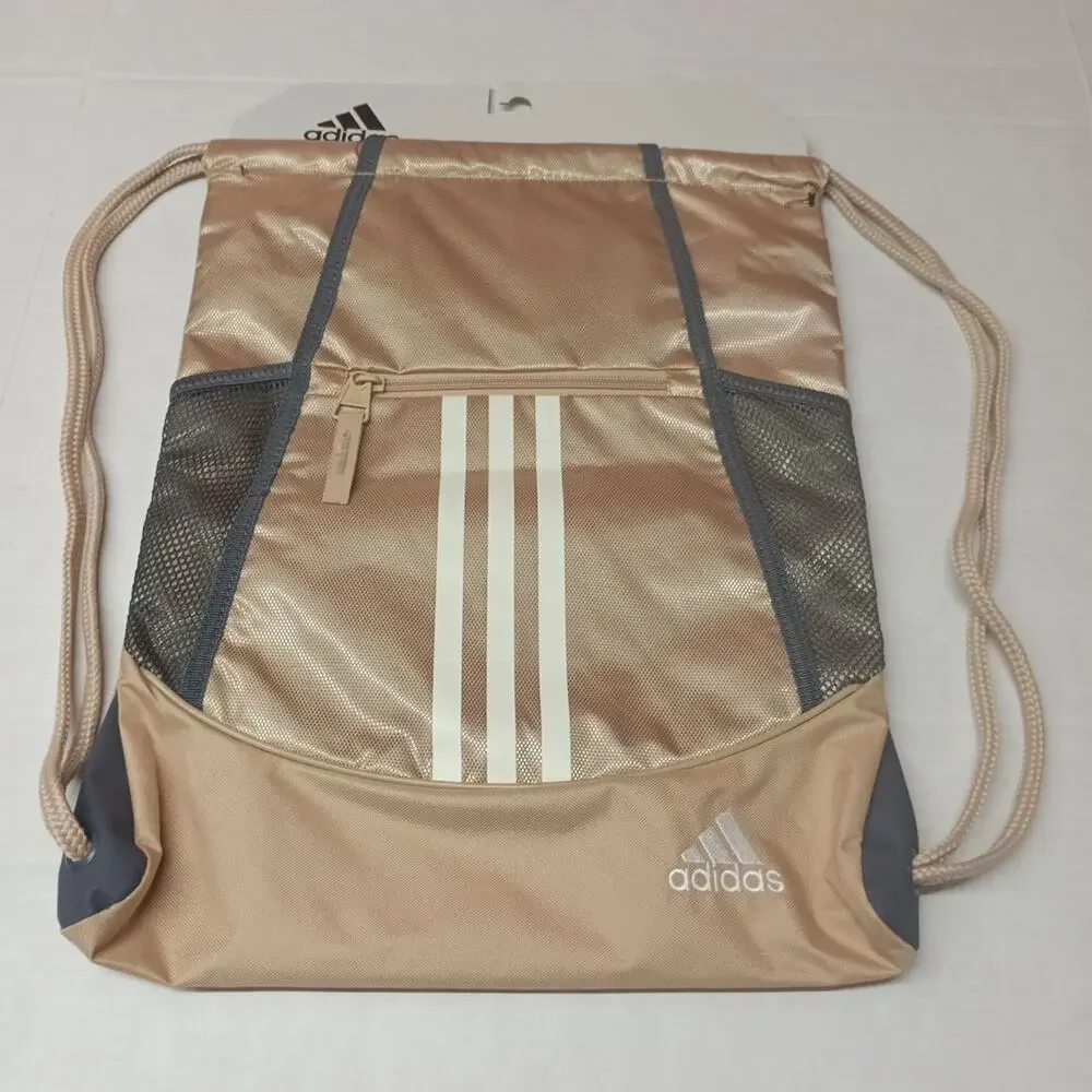 Adidas Alliance 2 Sackpack Color: Magic‎ Beige/ Off White